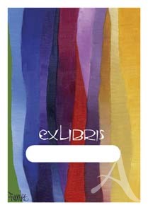 Exlibris "MULTI" von Gisela Funke (12 x 12 Stück)
