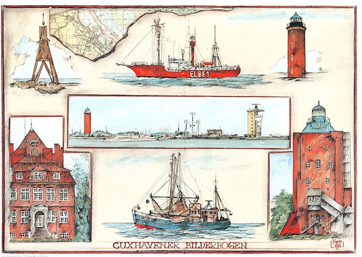 Kunstdruck "Cuxhavener Bilderbogen"