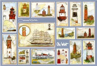 Kunstdruck "Ostseeküste" Schmuckblatt