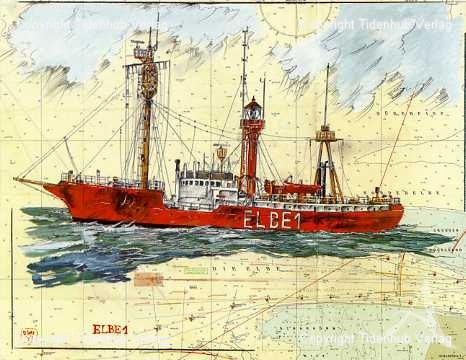 Kunstdruck "Elbe 1"