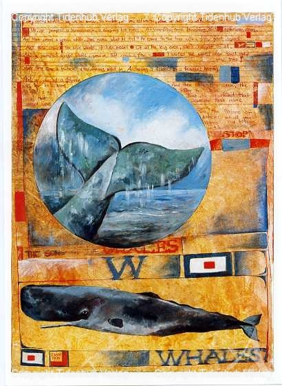 Kunstdruck "Song of the whales"