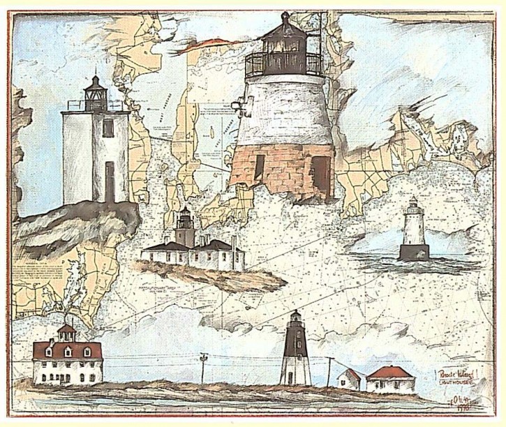 Kunstdruck "Rhode Island" - Nur noch wenige Exemplare !