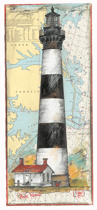 Kunstdruck "Bodie Island"