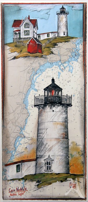 Kunstdruck "Cape Neddick"