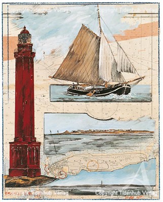Kunstdruck "Norderneyer Blatt"