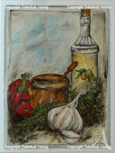 Kunstdruck "Laß uns ein büsch´n was kochen"