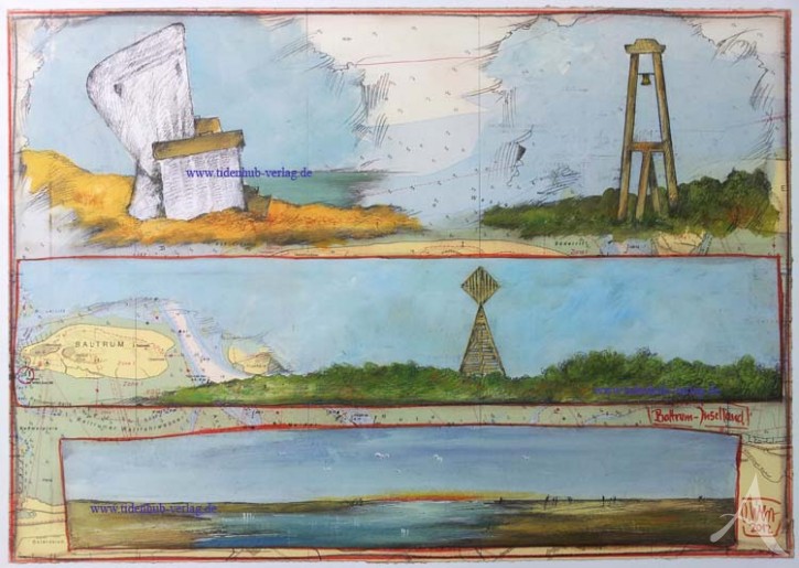 Kunstdruck "BALTRUM - Inselland"