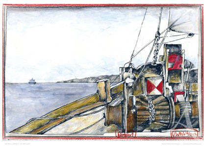 Kunstdruck "Elbfahrt"