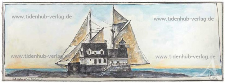 Kunstdruck "...und segelten vorbei, einfach so..." von OLE WEST.