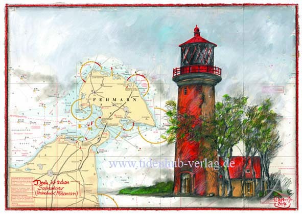 Kunstdruck "Fehmarn" von OLE WEST.