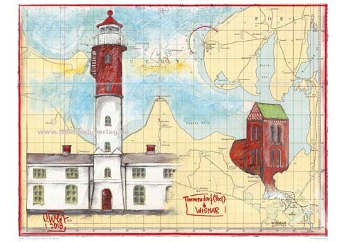 Kunstdruck "Timmendorf (Poel) - Wismar"