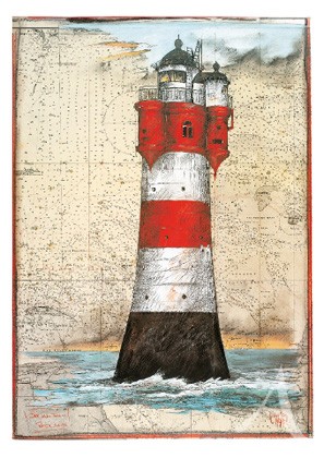 Doppelkarte "Der schöne Turm - ROTER SAND"