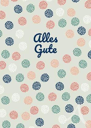 Postkarte "Alles Gute" Postkarte "Alles Gute"