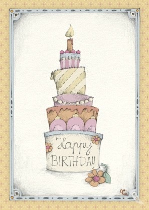 Postkarte "Happy Birthday" Postkarte "Happy Birthday"
