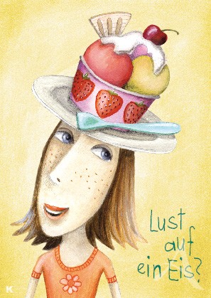Postkarte "Lust auf ein Eis?" Postkarte "Lust auf ein Eis?"
