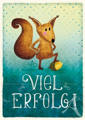Postkarte "Viel Erfolg!"