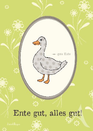 Postkarte "Ente gut, alles gut!" Postkarte "Ente gut, alles gut!"