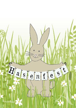 Postkarte "Hasenfest" Postkarte "Hasenfest"