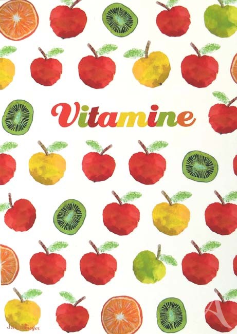 Postkarte "Vitamine" (oder: "Gute Besserung"...;-))