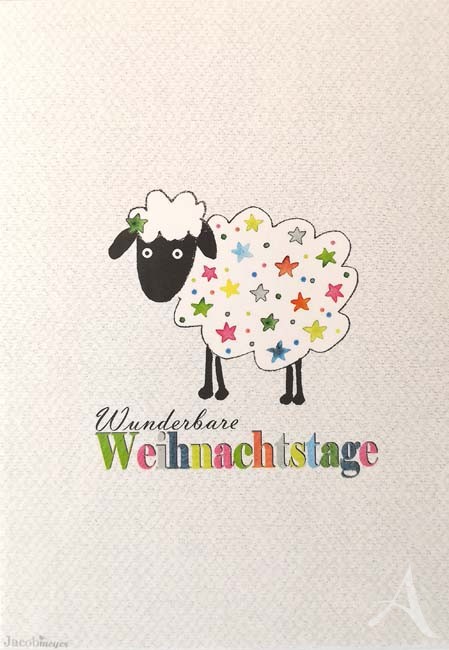 Postkarte "Wunderbare Weihnachtstage"