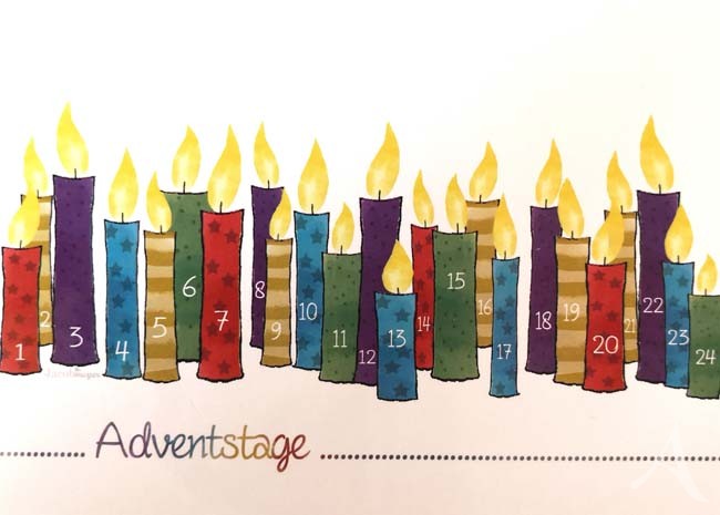 Postkarte "Adventstage"