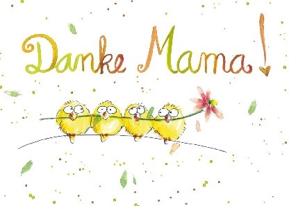 Postkarte "Danke Mama!"