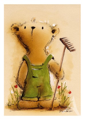 Postkarte "Der Gartenfreund"