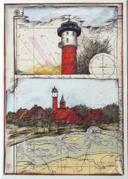 Postkarte "Ja, Wangerooge"