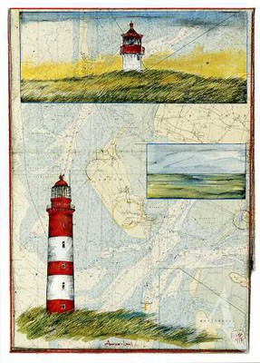 Postkarte "Amrum - Land"