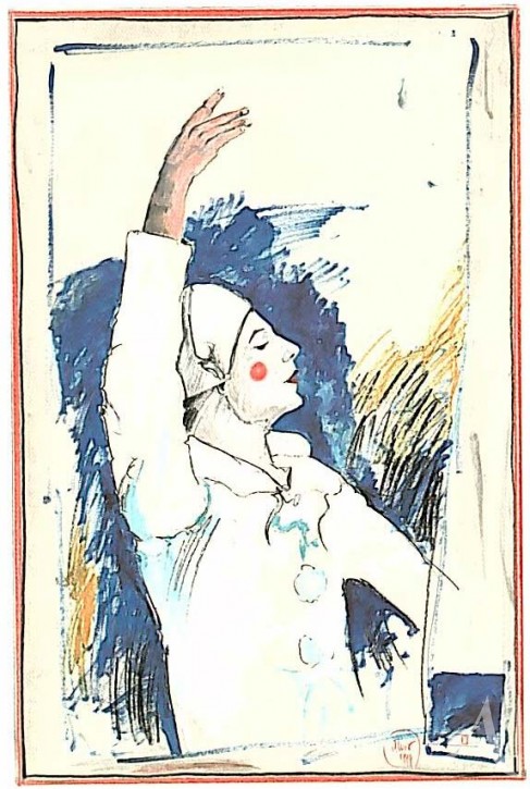 Postkarte "Pierrot" Postkarte "Pierrot"
