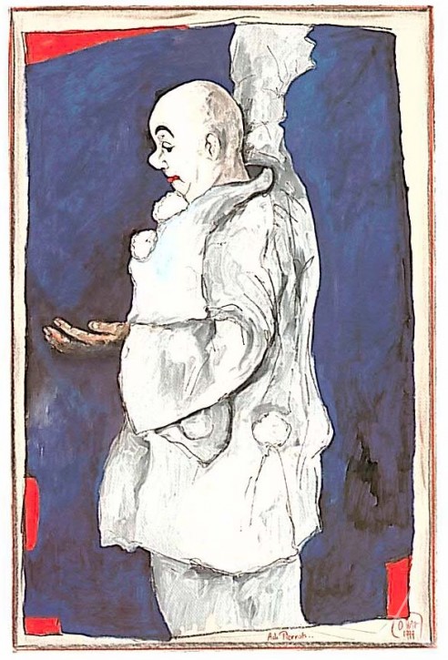 Postkarte "Ach, Pierrot" Postkarte "Ach, Pierrot"
