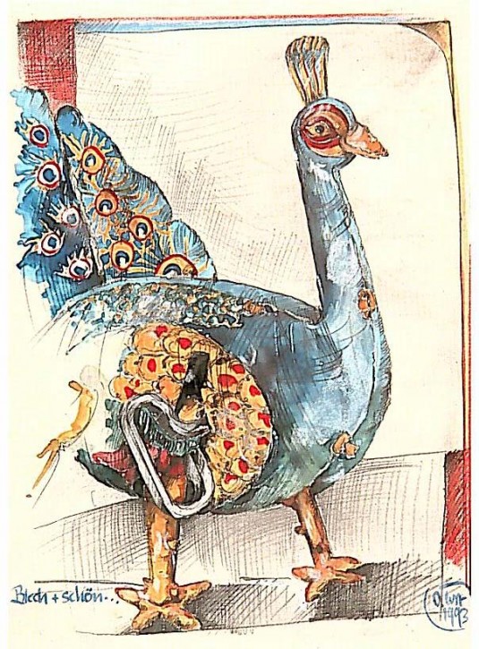 Postkarte "Blech und schön" Postkarte "Blech und schön"