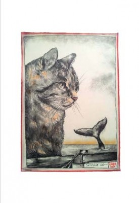 VORZUGSAUSGABE 2 -"Ole West´s  KATZEN" - mit eingegter Grafik "Sie erlebte viel..." - VE 1