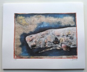 OLE WEST - "Still here..." (WAL) - Kunstdruck 40 x 50cm - NUR 30 Exemplare!